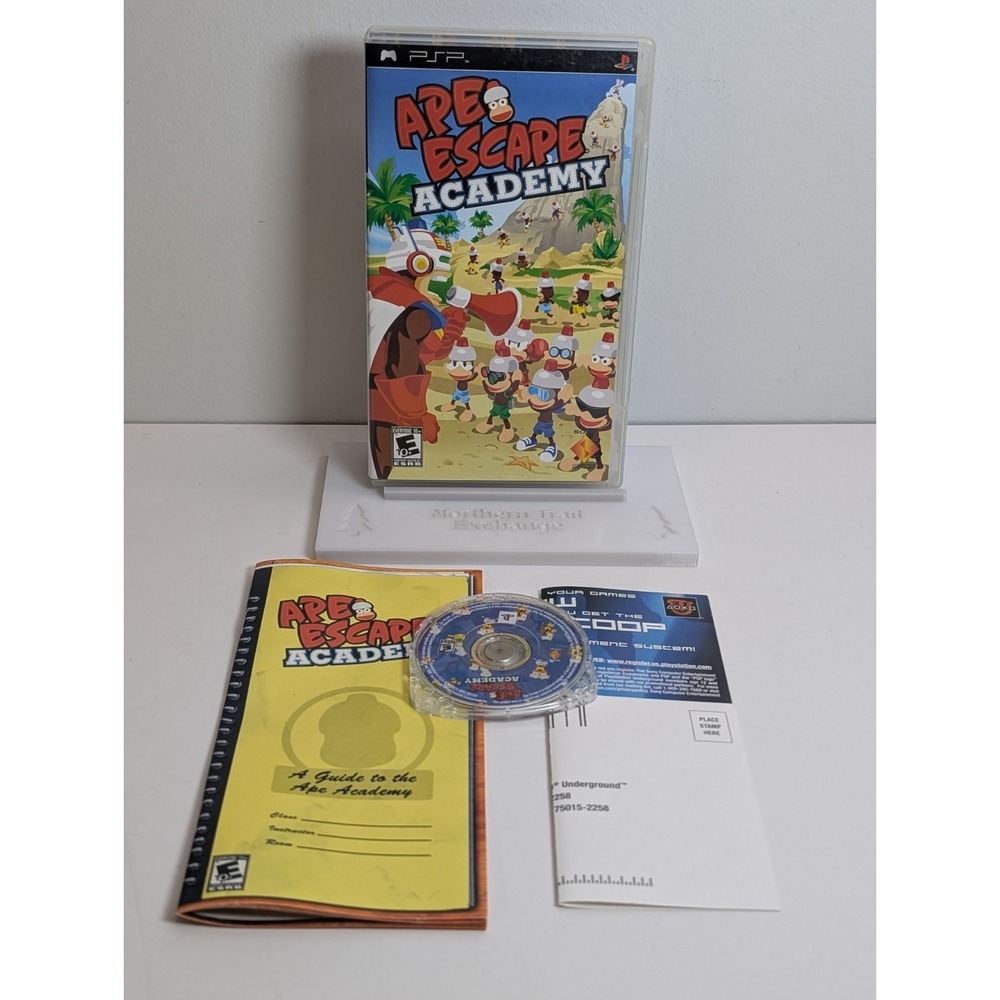 Ape Escape Academy Sony PSP CIB PlayStation Portable Video Game UMD